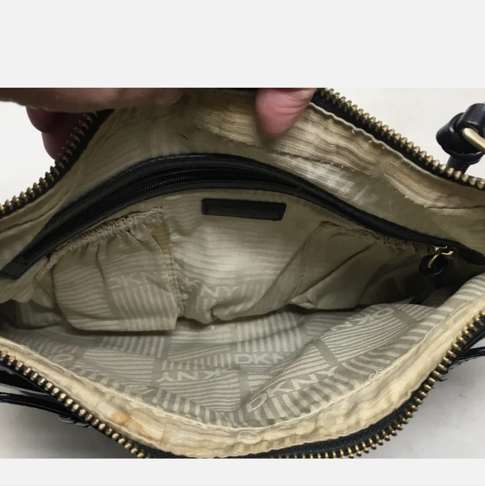 DKNY Signature Leather Handbag Mini Bag - Picture 6 of 10